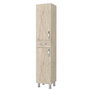 Hanah Home Mueble de Baño 2 Puertas 1 Cajón Selin Travertino Melamina 35x179x31.3cm